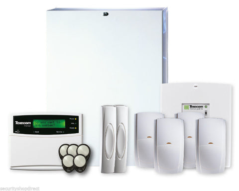 TEXECOM PREMIER ELITE RICOCHET KIT 5 KIT HYBRID 48 PANEL WITH KEYPAD