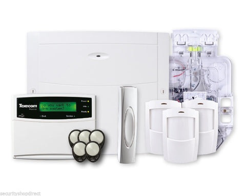 TEXECOM PREMIER ELITE RICOCHET KIT 2 WIRELESS 48-W WITH KEYPAD AND BELL