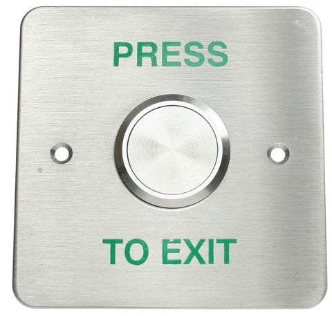 SPB002S-ILUM SSP 19mmsurf ss lit exit button