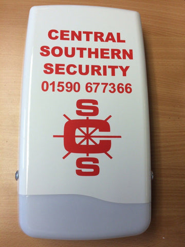 CSS DECOY/DUMMY RISCO ALARM BOX WITH FLASHING LED