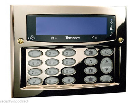 Texecom Keypad Premier Elite Brass DBD-0122