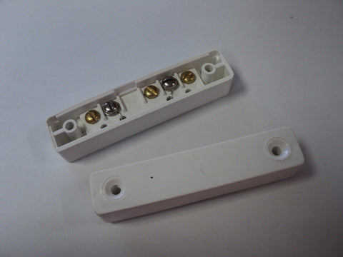 WHITE SURFACE MAGNETIC ALARM DOOR CONTACT NEW IN PACKET