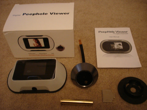 PEEPHOLE DIGITAL VIEWER 2.5" LCD DISPLAY CAMERA WITH DOOR BELL BRAND NEW