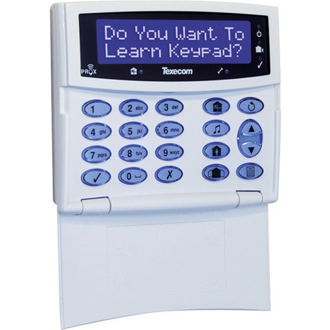 TEXECOM KEYPAD LCD PREMIER ELITE LCDLP-W GCE-0001