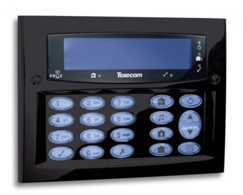 TEXECOM KEYPAD LCDLP PREMIER ELITE SMK BLACK DBD-0130