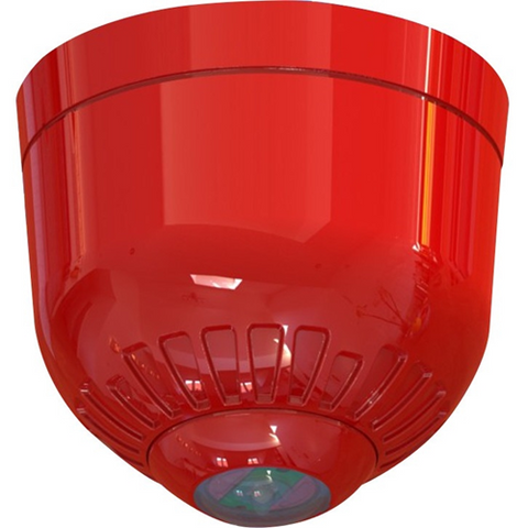 KLAXON BEACON CONVENTIONAL CEILING RD BODY/WH IP65 ESB-5007