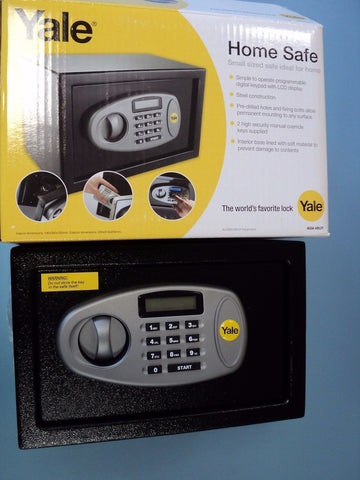 Yale Small Sized Electronic Home Safe with LCD screen